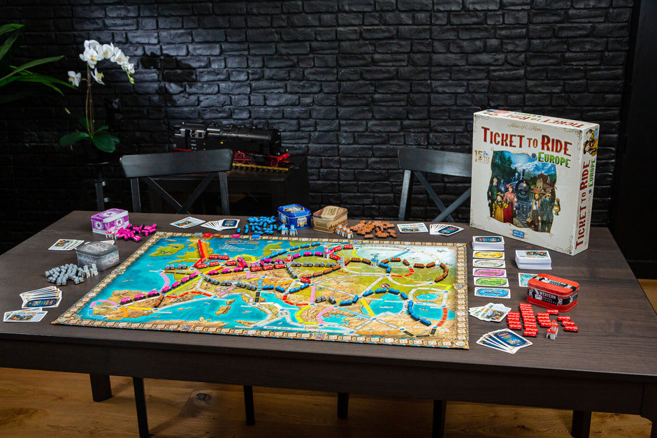 Ticket To Ride Europe 15th Anniversary Edition (Dansk)(Solbleget)