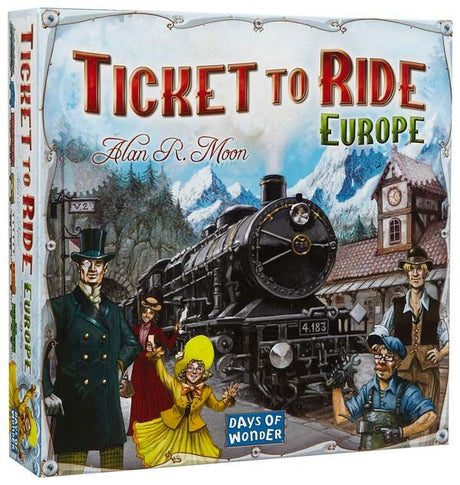 Ticket To Ride Europe (Dansk) forside