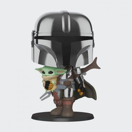 Funko POP! - Star Wars: The Mandalorian with The Child 25cm #380 indhold