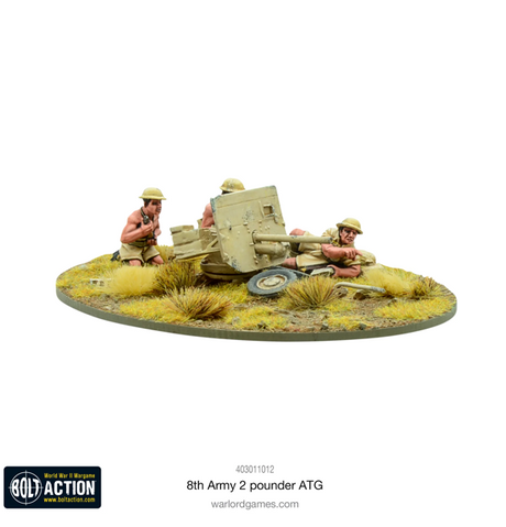Bolt Action: British 8th Army - 2 Pounder ATG (Eng)