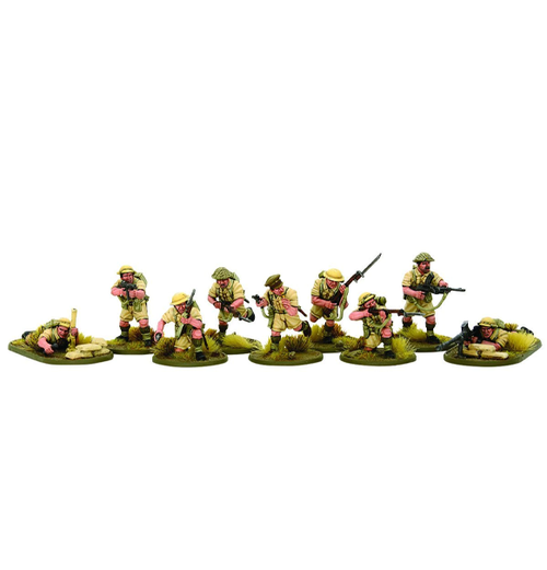 Bolt Action: British 8th Army - Starter Army forside indhold