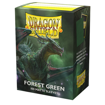 Dragon Shield Matte Sleeves (100) - Forest Green
