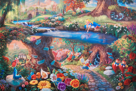 Thomas Kinkade: Disney Alice in Wonderland 1000 (Puslespil)