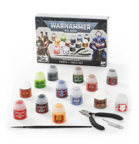 Warhammer 40k: Paints and Tools Set