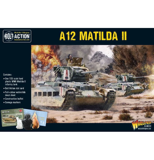 Bolt Action: A12 Matilda II infantry tank forside