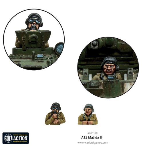 Bolt Action: A12 Matilda II infantry tank indhold