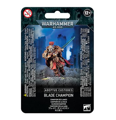 Warhammer 40k: Adeptus Custodes - Blade Champion forside