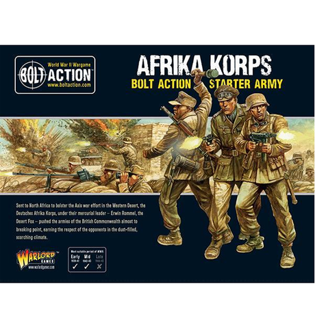 Bolt Action: Afrika Korps - Starter Army forside