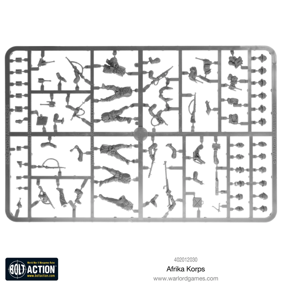 Bolt Action: Afrika Korps Infantry indhold