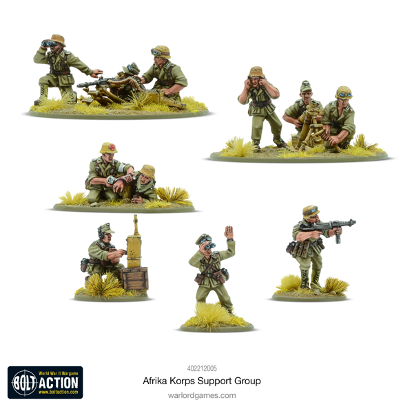 Bolt Action: Afrika Korps - Support Group indhold