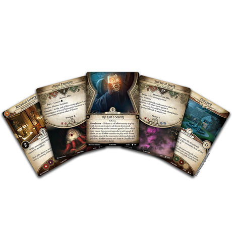 Arkham Horror: LCG - The Path to Carcosa Campaign Expansion indhold