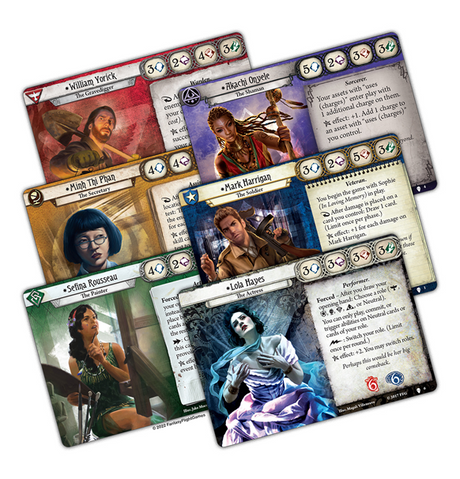 Arkham Horror: The Card Game - The Path to Carcosa Investigator Expansion indhold