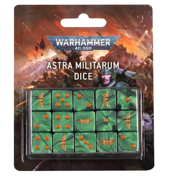 Warhammer 40k: Astra Militarum - Dice Set