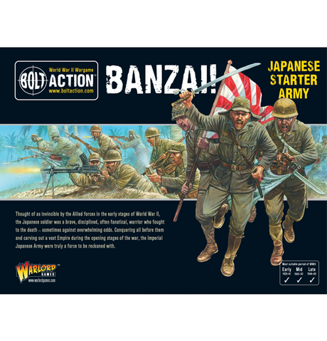 Bolt Action: Banzai! Imperial Japanese - Starter Army forside