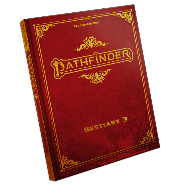 Pathfinder 2nd: Bestiary 3 - Special Edition forside