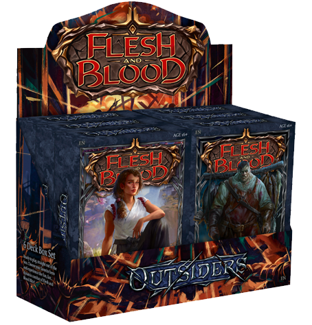Flesh and Blood TCG: Outsiders - Blitz Deck Display