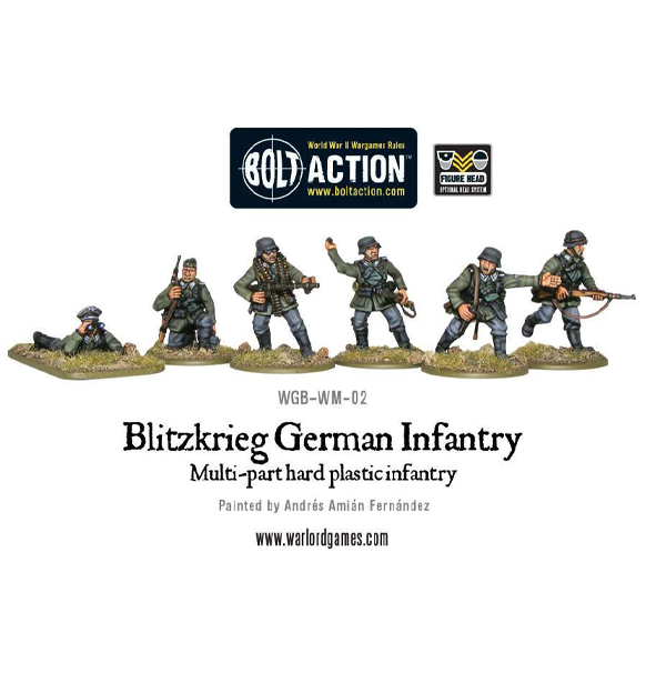 Bolt Action: Blitzkrieg! German Infantry indhold