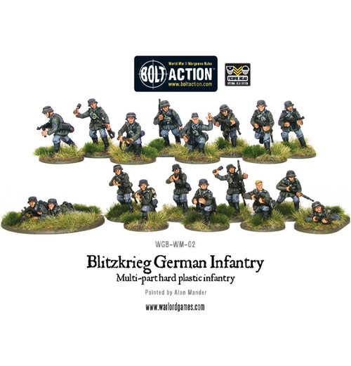 Bolt Action: Blitzkrieg! German Infantry indhold