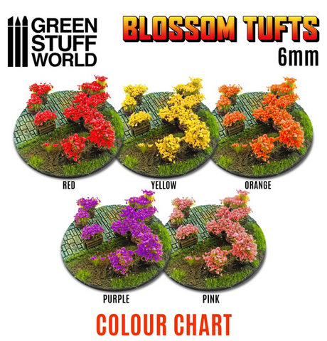 Green Stuff World: Blossom Tufts - Pink (6mm)