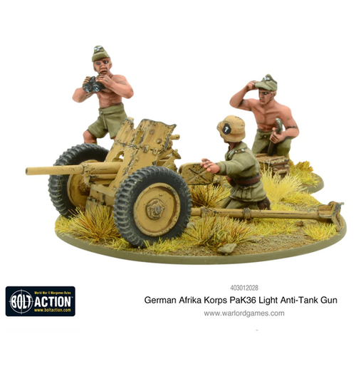 Bolt Action: Afrika Korps - PaK 36 Light Anti Tank Gun (Eng)