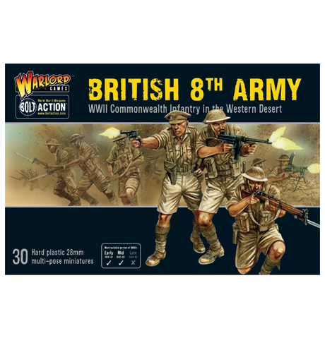 Warlord Games: Bolt Action - British 8th Army Infantry forside