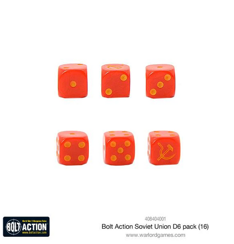 Bolt Action: Soviet Union - D6 Dice Set indhold
