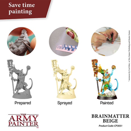 Army Painter Brainmatter Beige Primer Spray