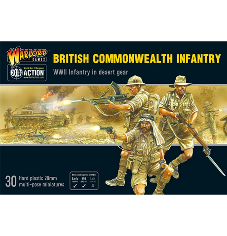 Bolt Action: British Commonwealth Infantry forside