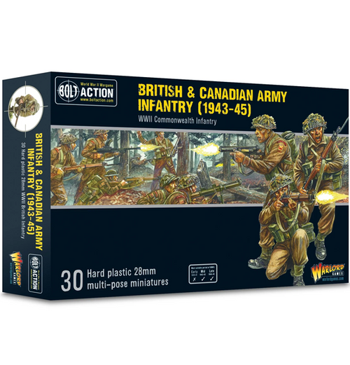 Bolt Action: British & Canadian Army Infantry forside