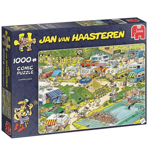 Jan Van Haasteren: Camping Chaos 1000 forside