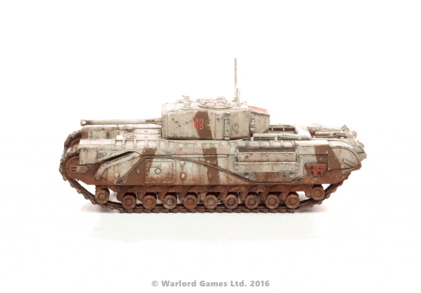 Bolt Action: Churchill Tank (Eng) - spinning right round