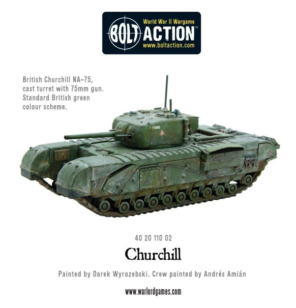 Bolt Action: Churchill Tank indhold