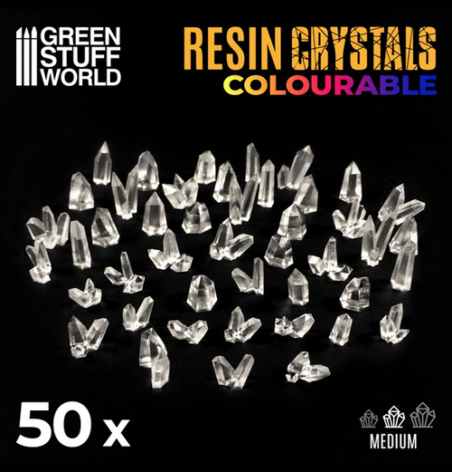 Green Stuff World: Clear Resin Crystals Medium
