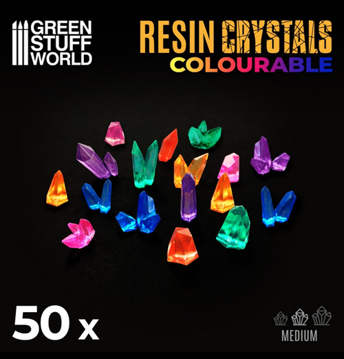 Green Stuff World: Clear Resin Crystals Medium