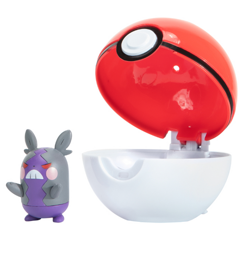 Pokemon: Clip n Go - Hangry Morpeko & Poke Ball