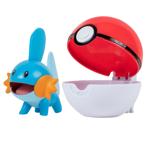 Pokemon: Clip n Go - Mudkip & Poke Ball