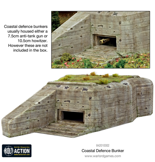 Bolt Action: Coastal Defence Bunker indhold