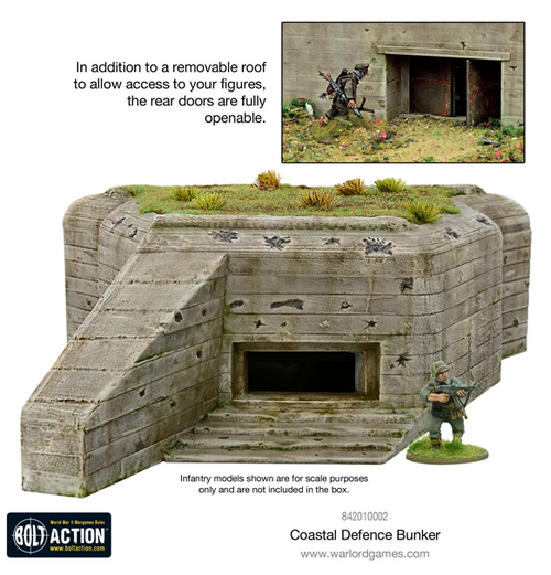 Bolt Action: Coastal Defence Bunker indhold