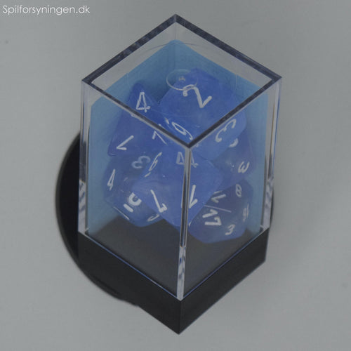 Borealis™ – Polyhedral Sky Blue w/white 7-Die Set