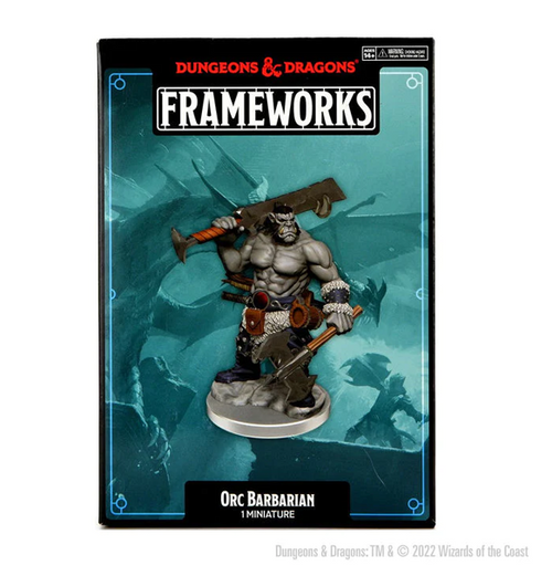 D&D: Frameworks - Orc Barbarian Male forside