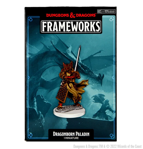 D&D: Frameworks - Dragonborn Paladin Male forside