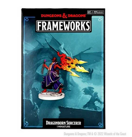 D&D: Frameworks - Dragonborn Sorcerer Female forside
