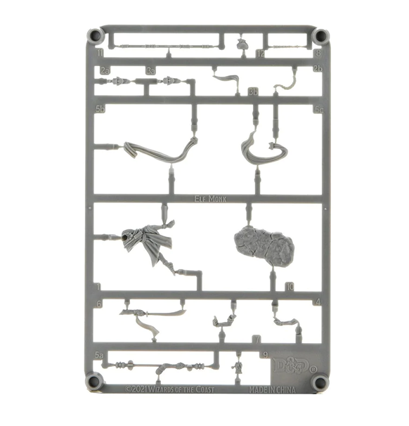 D&D: Frameworks - Elf Monk Male indhold