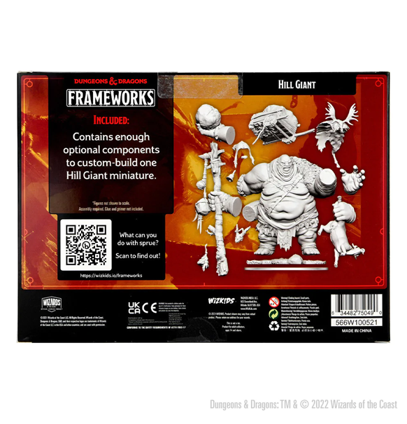 D&D: Frameworks - Hill Giant bagside