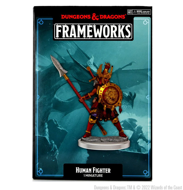 D&D: Frameworks - Human Fighter Female forside