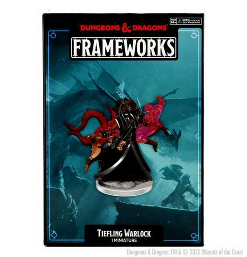D&D: Frameworks - Tiefling Warlock Male forside