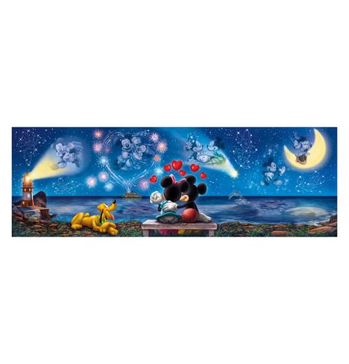 Clementoni: Disneys Mickey & Minnie Panorama indhold