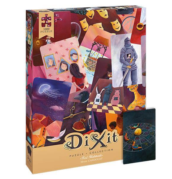 Dixit Puzzle: Red MishMash - 1000 (Puslespil) indhold
