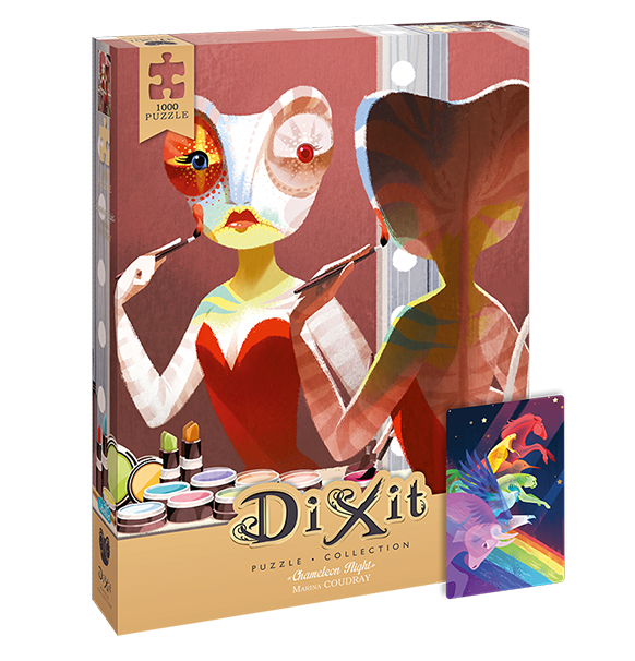 Dixit Puzzle: Chameleon Night - 1000 (Puslespil) indhold