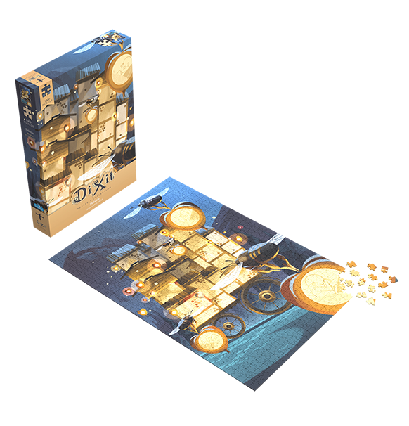 Dixit Puzzle: Deliveries - 1000 (Puslespil) indhold